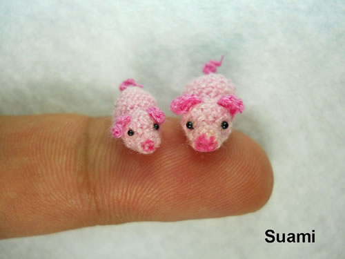 20 AMAZING TINY CUTE ANIMALS AND THINGS MADE BY KNITTING 3