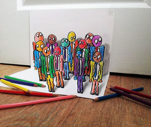 Awesome 3D Pencil Drawing Pictures That Will Amaze You 5