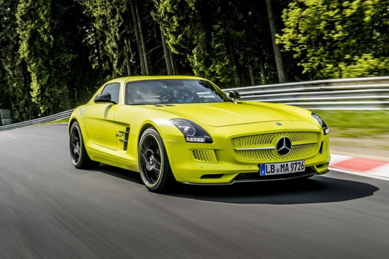 Mercedes SLS AMG EV Is Fastest Electric Car Round Nurburgring 1