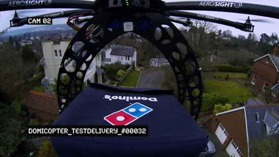 pizza drone