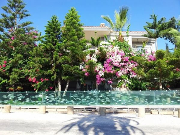 Eccentric Millionaire Builds Aquarium Fence Around His Mansion  5
