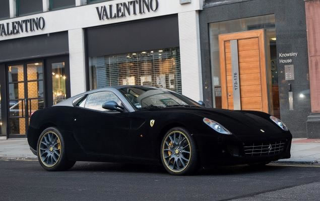 Guy Fluffs Up His Ferrari With A Velvet Coat - Cool Or Crazy
