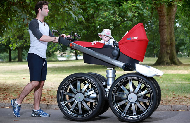 Skoda Create The Ultimate Pram For Men - vRS Mega Man-Pram 2