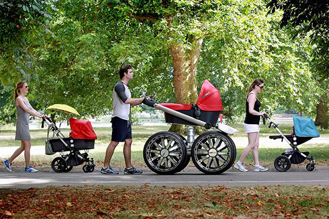 Skoda Create The Ultimate Pram For Men - vRS Mega Man-Pram 4