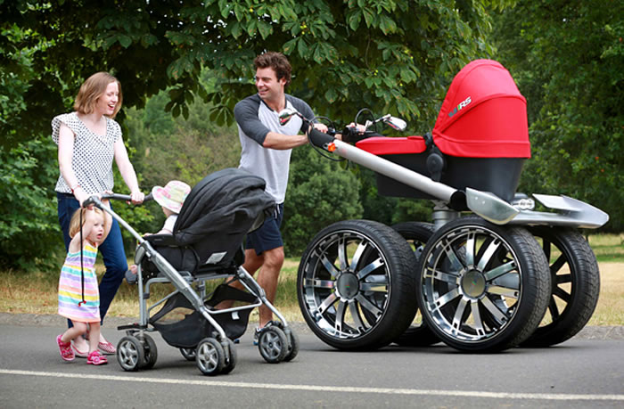 Skoda Create The Ultimate Pram For Men - vRS Mega Man-Pram