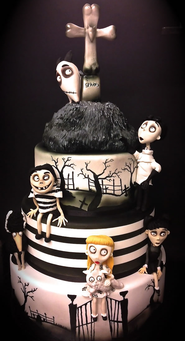 Tim Burton’s Frankenweenie Cake