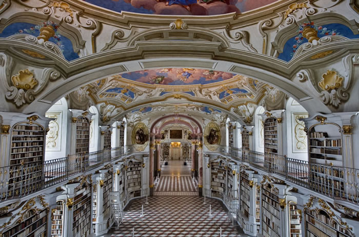 Austria Vacation Largest Monastery Library In The World (1)