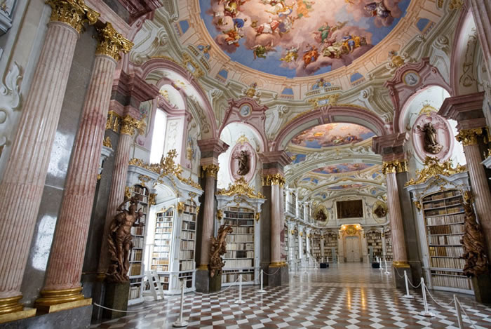 Austria Vacation Largest Monastery Library In The World (6)