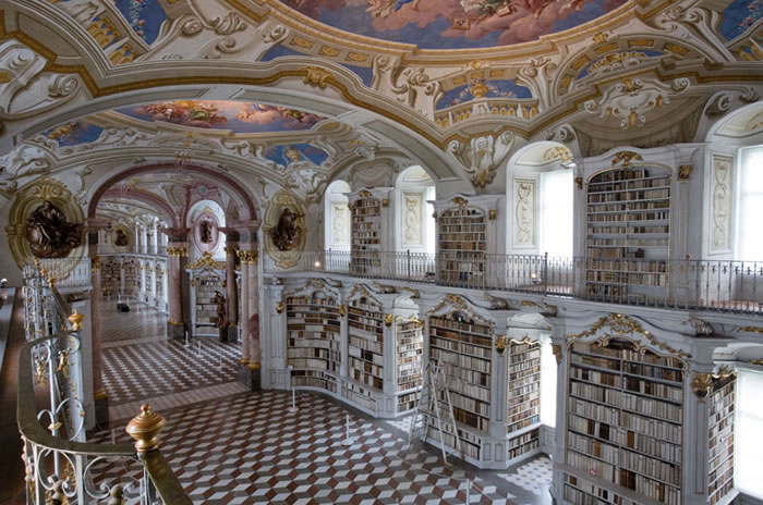 Austria Vacation Largest Monastery Library In The World (7)