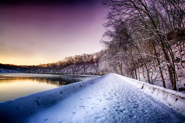 Grab Your Winter Coats And Take A Romantic Walk Along These Walkways