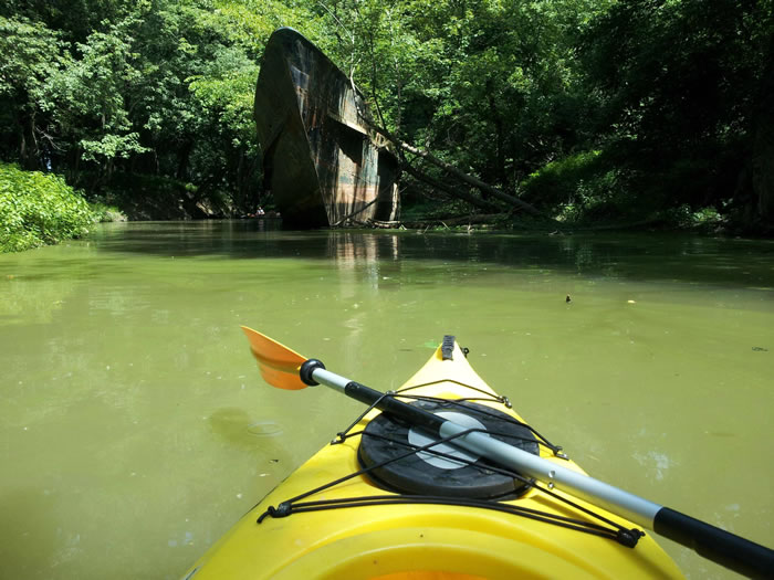 Kayaking Adventures - Amazing 110 year Old Ghost Ship Discovery (1)