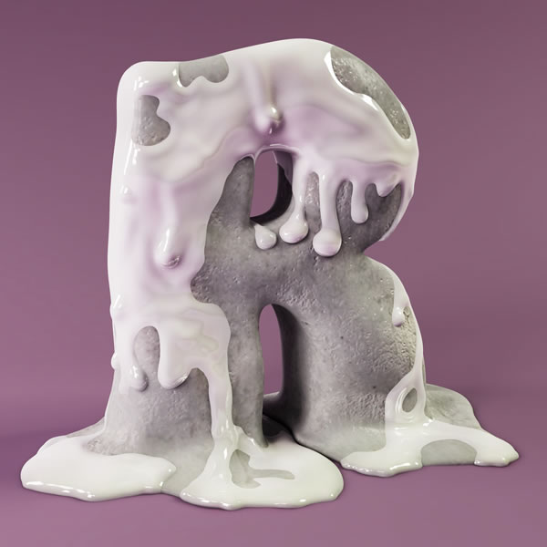 r - Amazing 3D Alphabet Art Sculptures By FOREAL