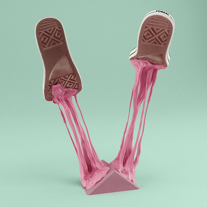 v - Amazing 3D Alphabet Art Sculptures By FOREAL