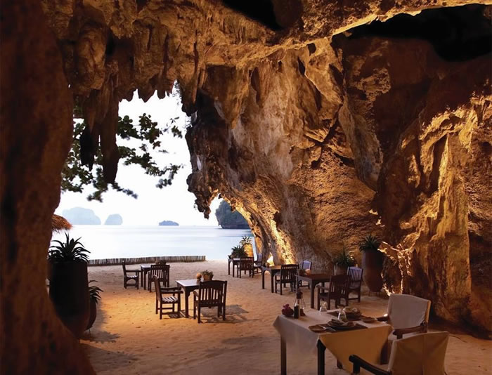 Cave Restaurant, Thailand Places To Travel Before You Die -