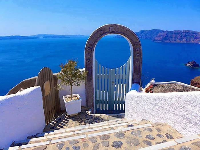 Heavens Gate, Santorini, Greece Places To Travel Before You Die -