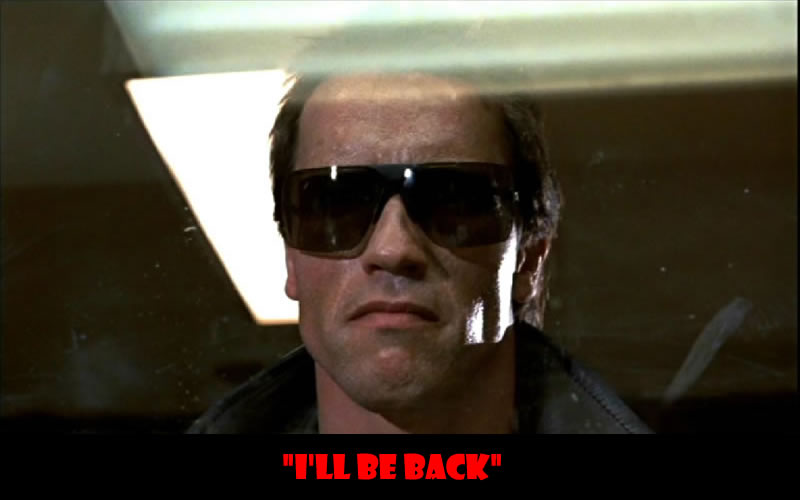 I'll be back - 50 Of The Greatest Film Quotes Of All Time