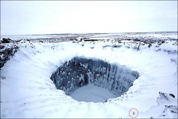 Arctic Expedition Discover Mysterious Hole Cut Into The Ice (1)